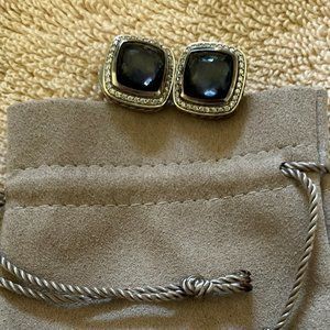 David Yurman Albion Black Orchid Earrings